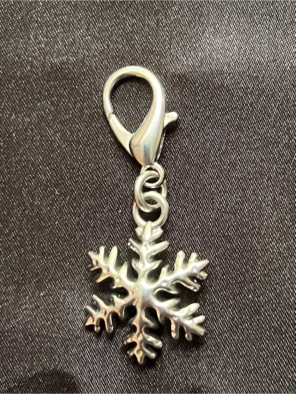 Coach Silver Snowflake Charm - Picture 2 of 2
